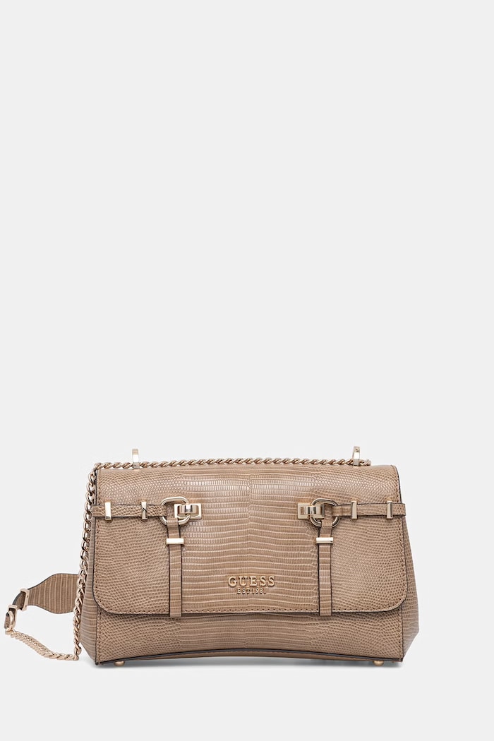 Guess geantă pentru femei LEONA bej HWKG97.21210