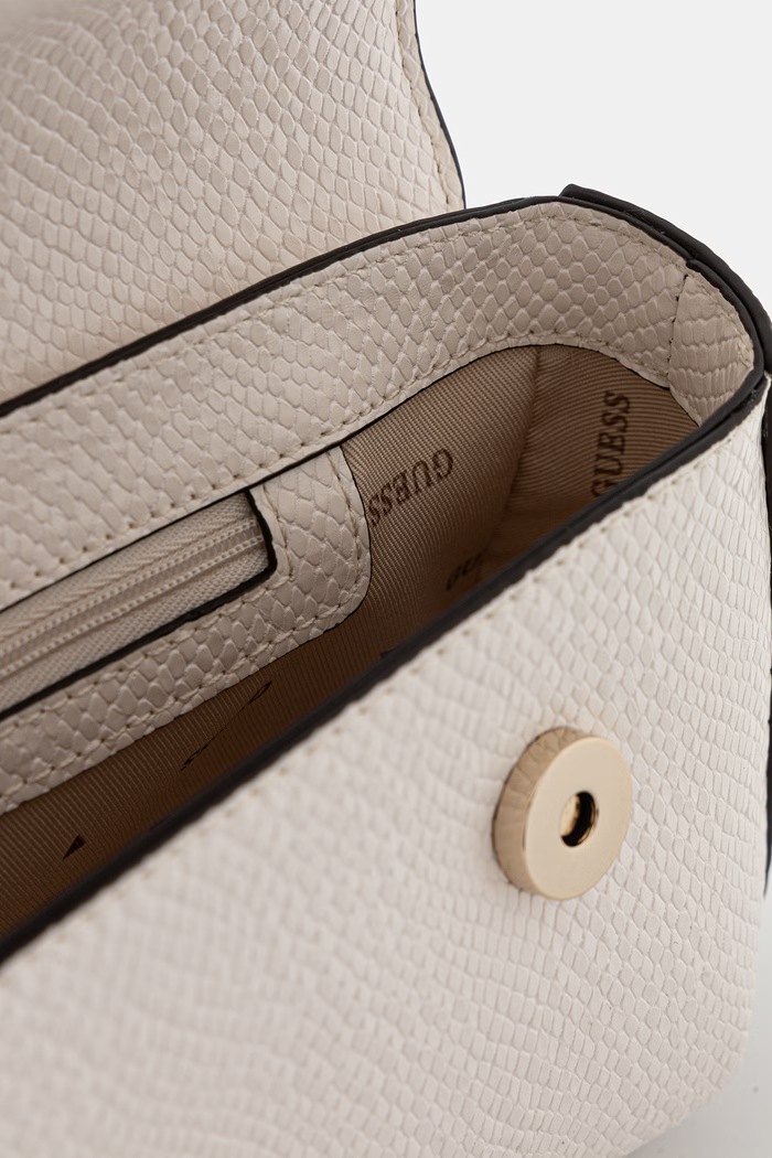 Guess geantă crossbody pentru femei DOVIE HWKG99.09190 alb