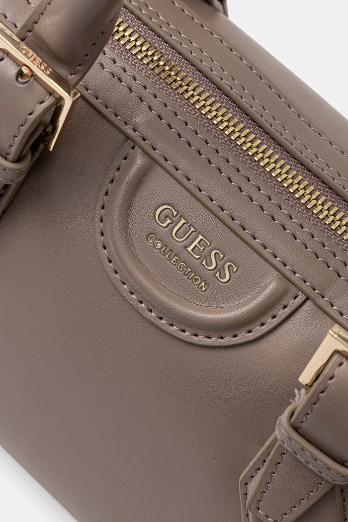Guess geantă de piele NINA bej HWNIAA.P6250