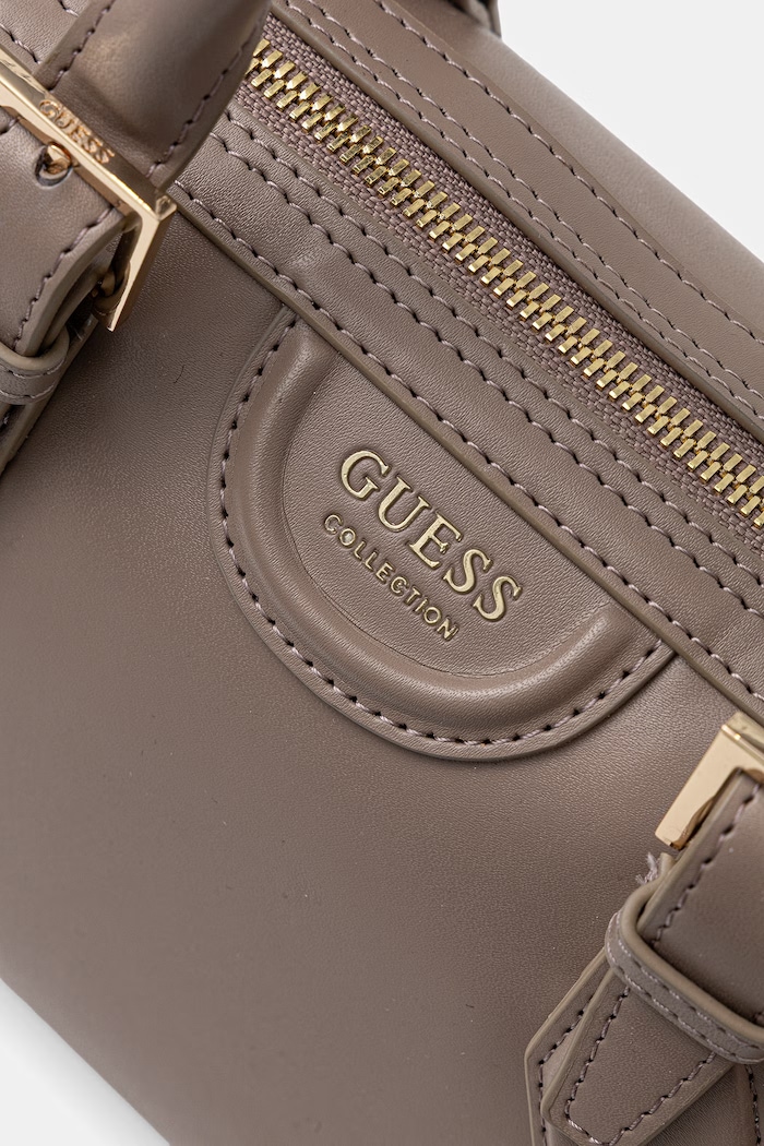 Guess geantă de piele NINA bej HWNIAA.P6250
