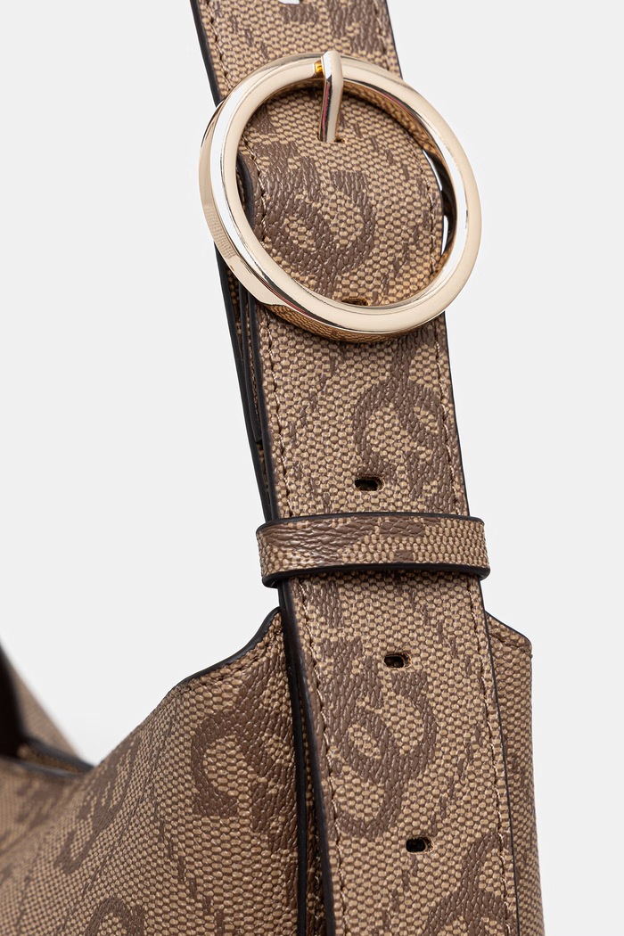 Αξεσουάρ Guess μικρή τσάντα γυναικεία MERIDIAN HWOS69.74040 μπεζ