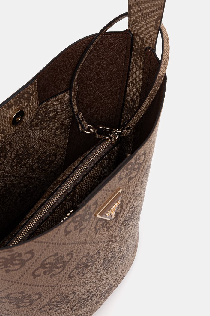 Guess μικρή τσάντα γυναικεία MERIDIAN HWOS69.74040 μπεζ