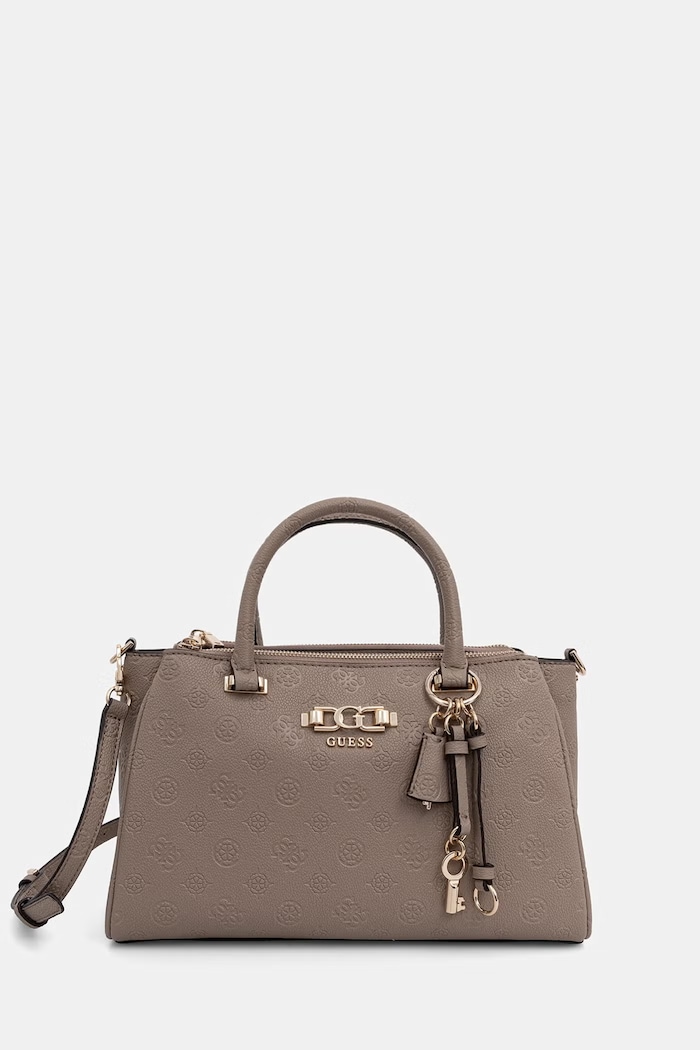 Guess dámska crossbody kabelka z imitácie kože ANISE béžová HWPD99.16060