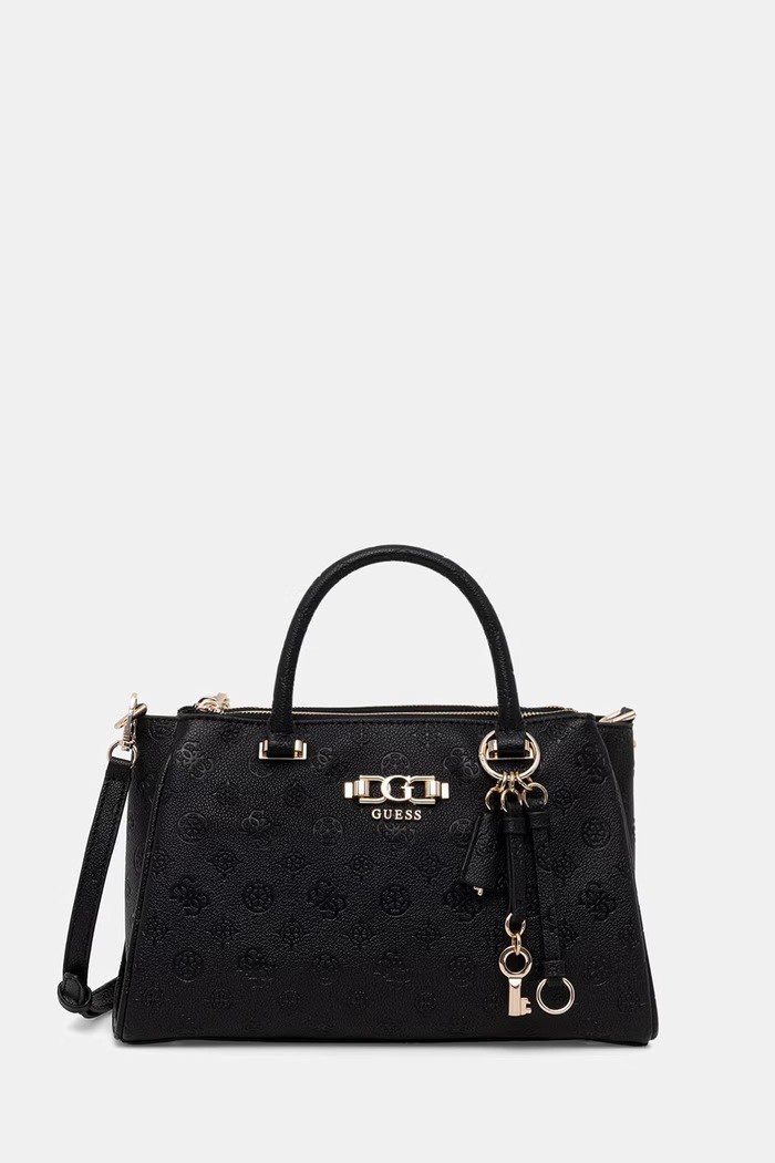 Guess dámska crossbody kabelka z imitácie kože ANISE čierna HWPD99.16060