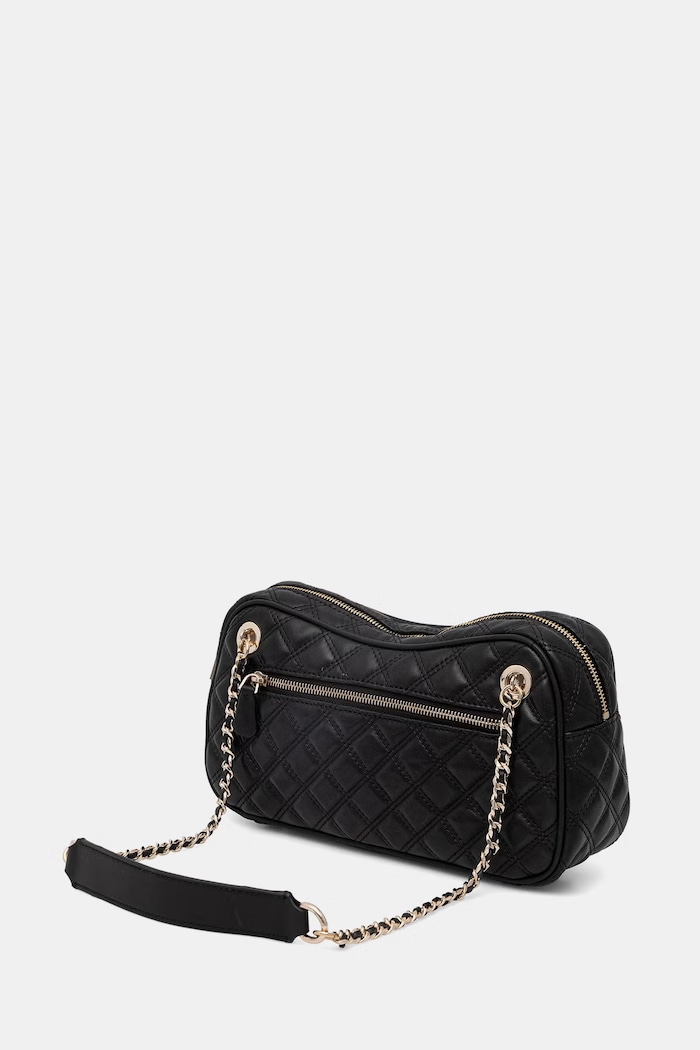 Accesorii Guess geantă baguette pentru femei, cu imitație de piele GIULLY HWQG96.73090 negru