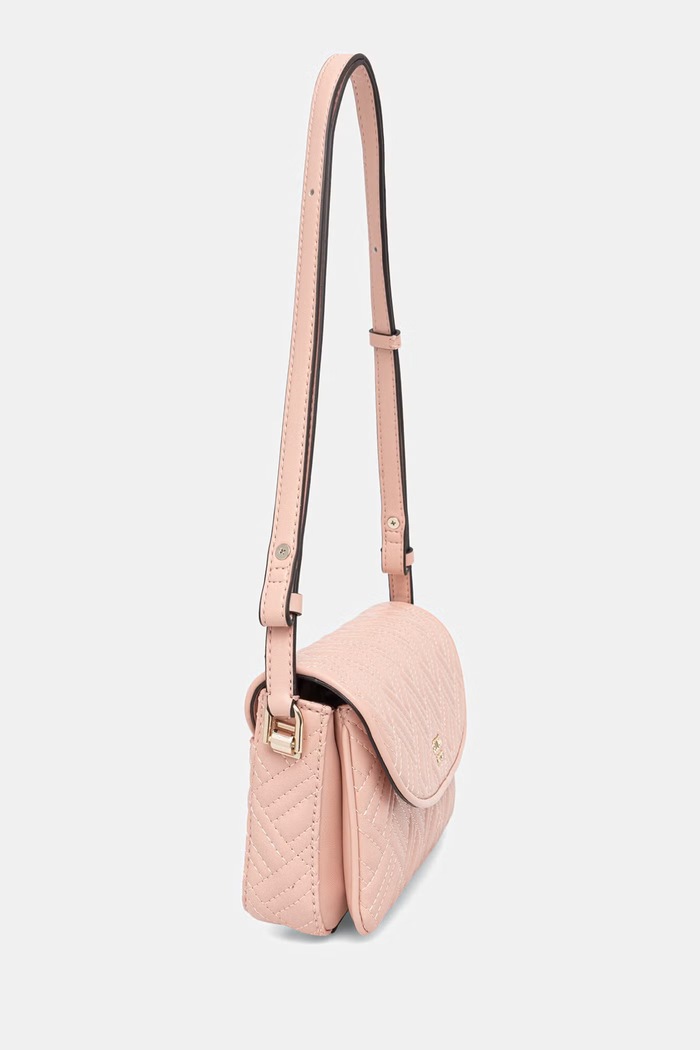 Guess dámska bagetová kabelka z imitácie kože SALLY HWQG99.21210 ružová SS26
