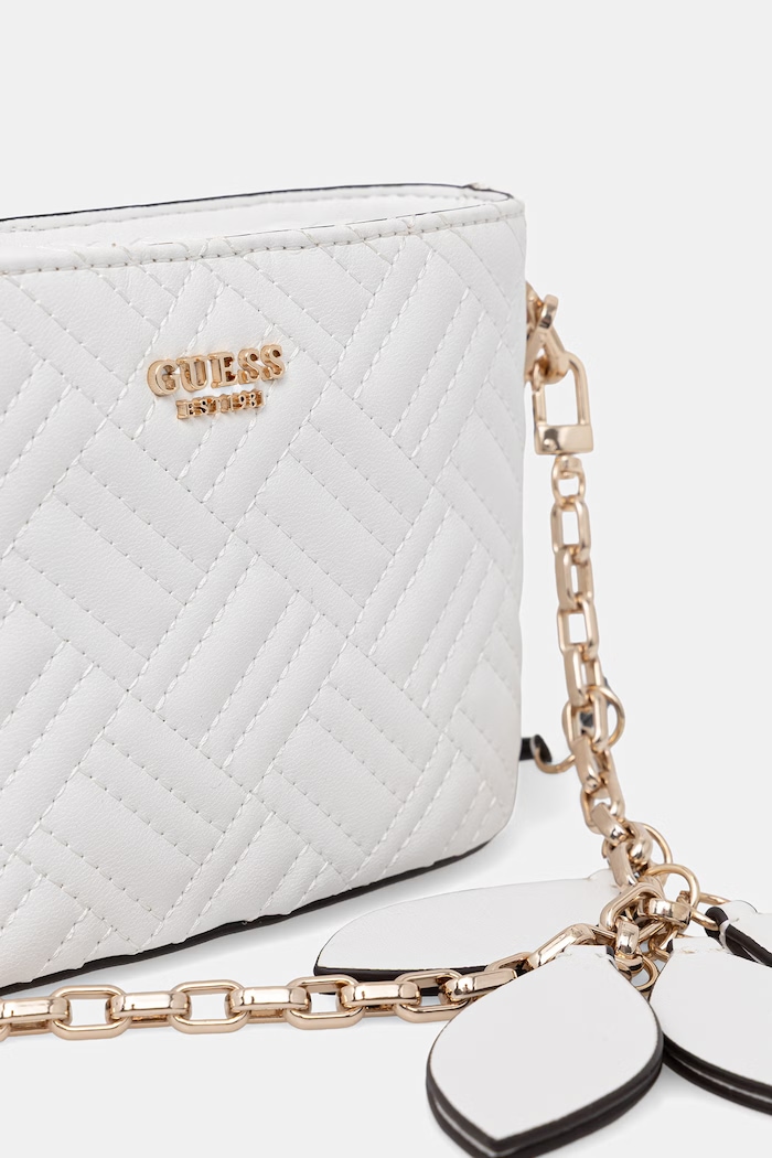 Guess crossbody kabelka dámska SALLY biela HWQG99.21770