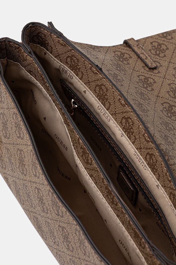 Guess torebka crossbody damska LEONA HWSG99.17210 beżowy