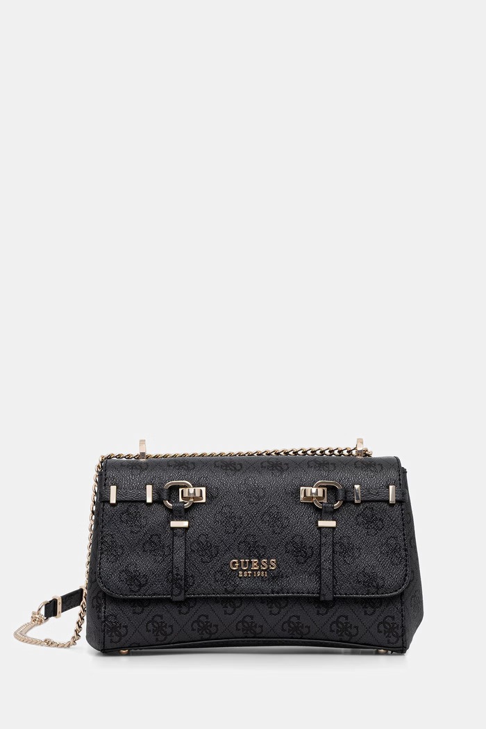Guess geantă crossbody femei LEONA negru HWSG99.17210