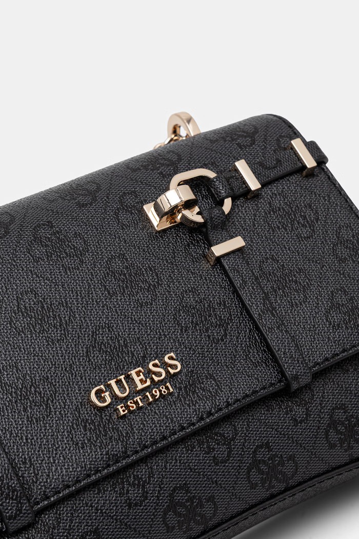 Guess geantă crossbody femei LEONA negru HWSG99.17210