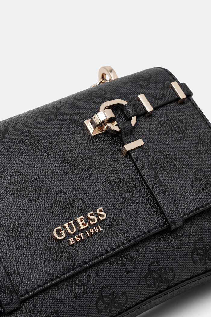 Guess geantă crossbody femei LEONA negru HWSG99.17210