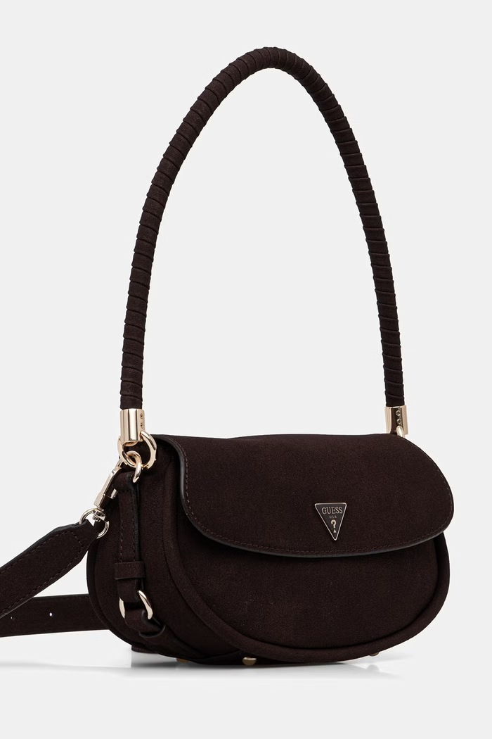 Guess dámska kabelka z imitácie semišu DANYA HWSG99.18190 hnedá SS26