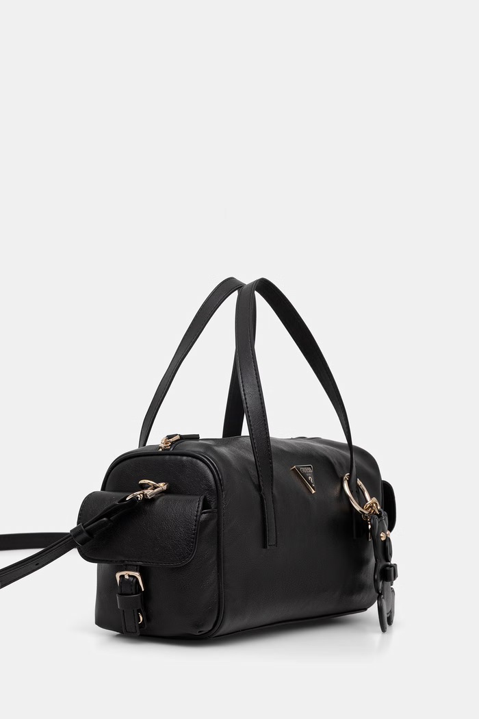 Guess torebka bagietka damska z imitacji skóry KASSIE HWTG99.30050 czarny SS26