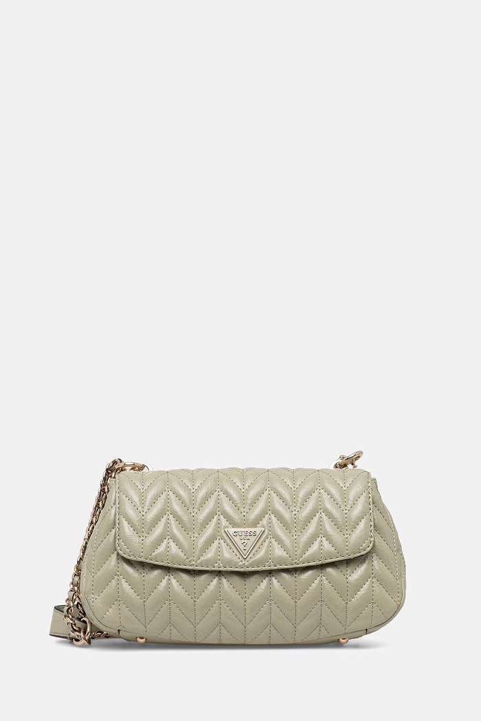 Guess torebka bagietka damska z imitacji skóry CHERYL zielony HWTQ97.20210