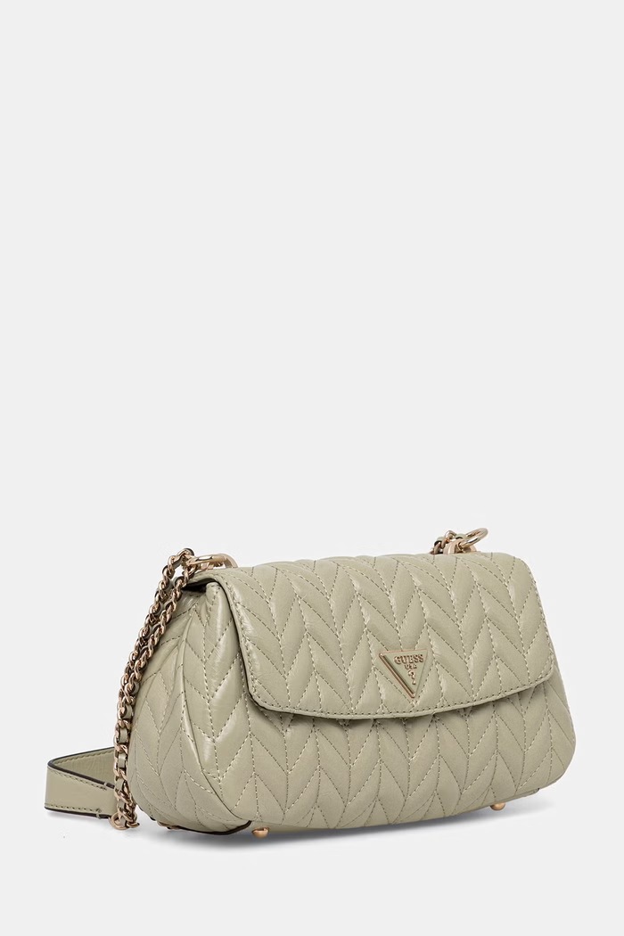 Guess torebka bagietka damska z imitacji skóry CHERYL HWTQ97.20210 zielony SS26