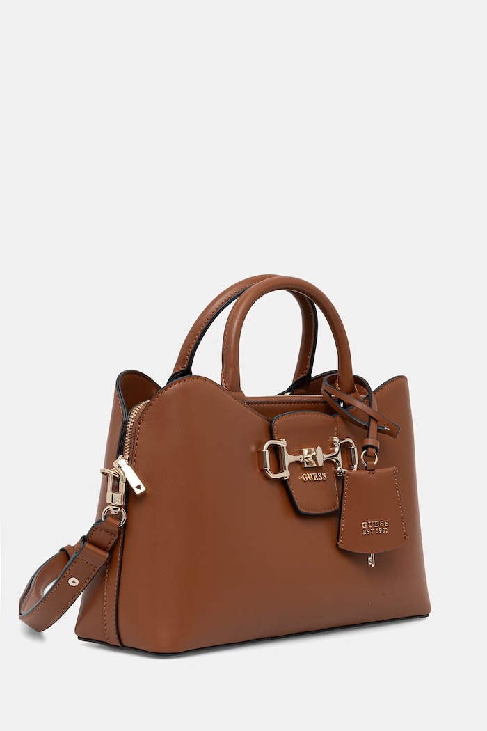 Guess torebka tote damska z imitacji skóry JANIE HWVG99.10060 brązowy SS26