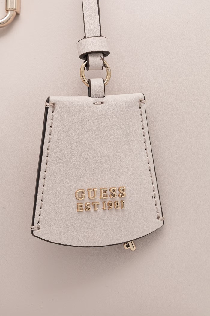 Guess kabelka typu tote dámska z imitácie kože JANIE béžová HWVG99.10230
