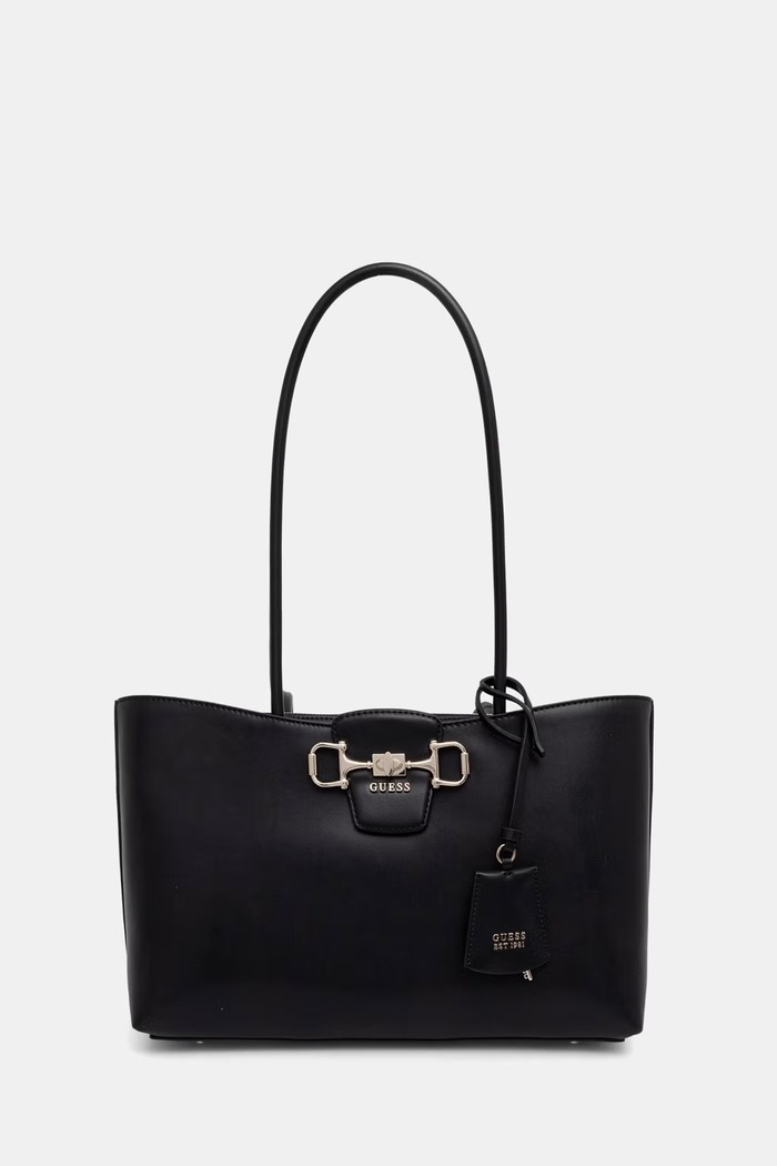 Guess torebka tote damska z imitacji skóry JANIE czarny HWVG99.10230
