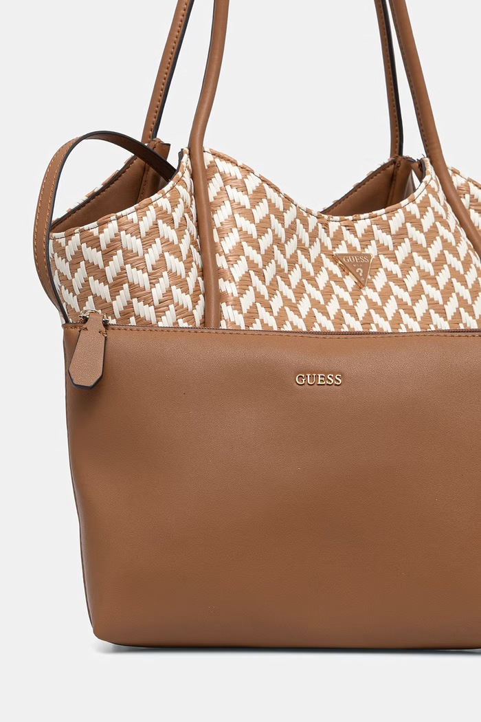 Guess torebka shopper damska TESSI HWWG76.91230 beżowy
