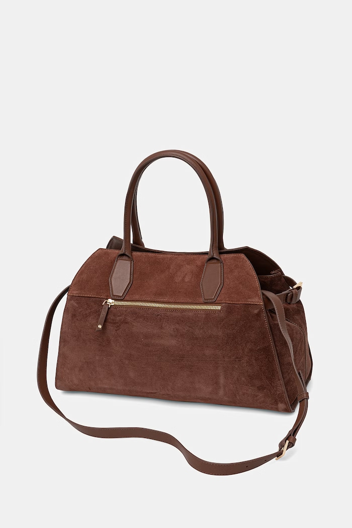 Akcesoria Guess torebka zamszowa LIZA HWYUSS.P6276 brązowy