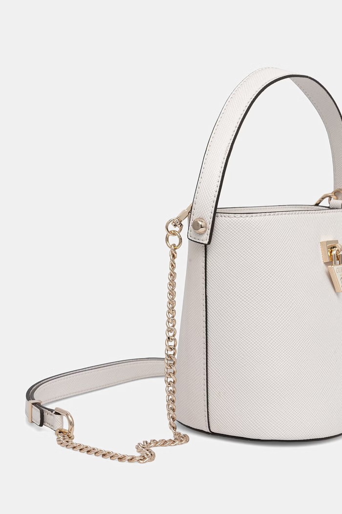 Guess dámska crossbody kabelka z imitácie kože PATSIE HWZG99.19030 béžová SS26