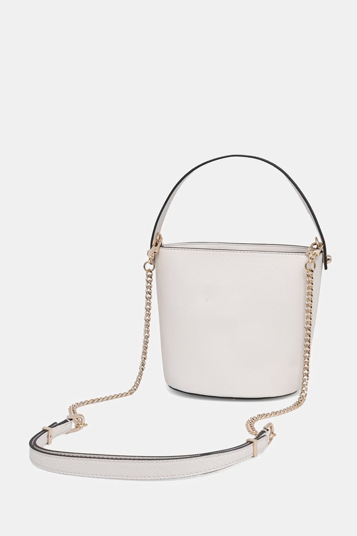Doplnky Guess dámska crossbody kabelka z imitácie kože PATSIE HWZG99.19030 béžová