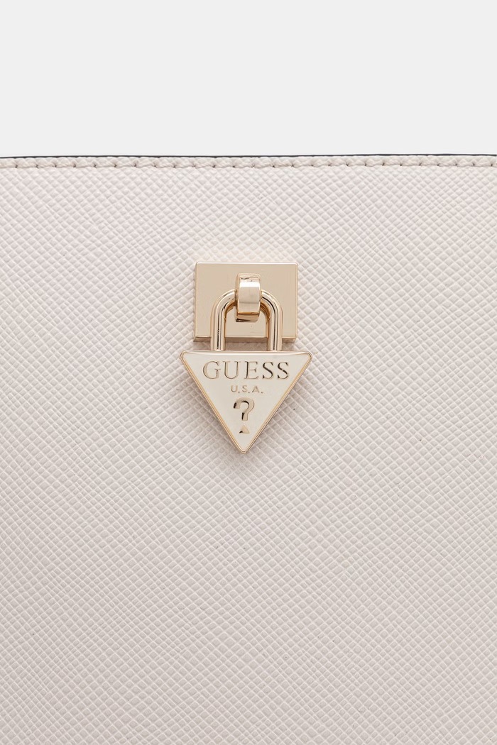 Guess dámska crossbody kabelka z imitácie kože PATSIE béžová HWZG99.19030