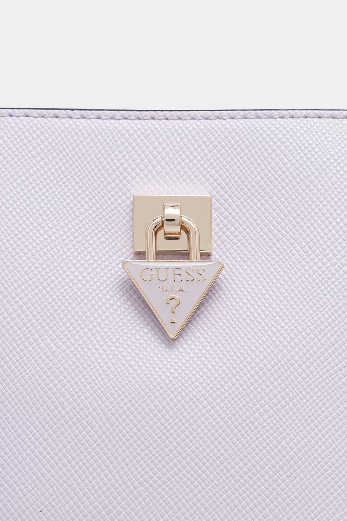 Guess dámska crossbody kabelka z imitácie kože PATSIE fialová HWZG99.19030