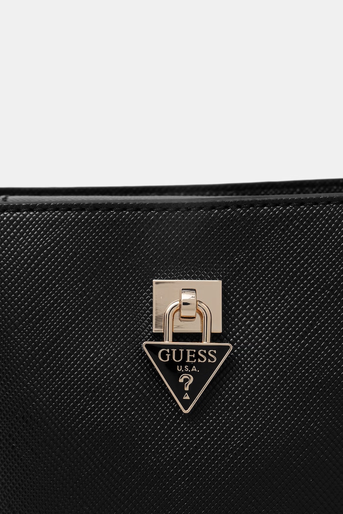 Guess dámska crossbody kabelka z imitácie kože PATSIE čierna HWZG99.19030
