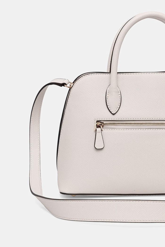 Accesorii Guess geantă crossbody pentru femei, cu imitație de piele PATSIE HWZG99.19060 alb