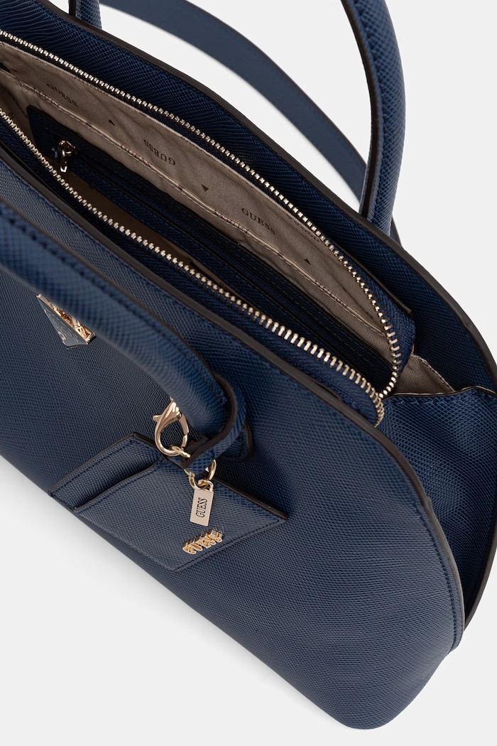 Guess crossbody kabelka dámska z imitácie kože PATSIE HWZG99.19060 tmavomodrá