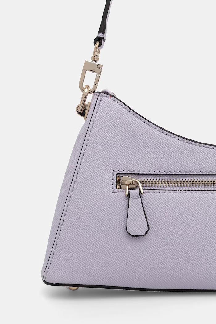 Accesorii Guess geantă crossbody pentru femei, cu imitație de piele PATSIE HWZG99.19180 violet