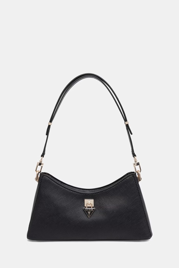 Guess dámska crossbody kabelka z imitácie kože PATSIE čierna HWZG99.19180