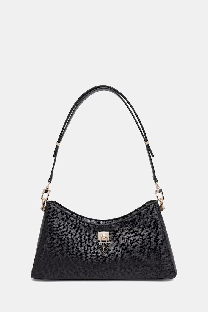 Guess dámska crossbody kabelka z imitácie kože PATSIE čierna HWZG99.19180