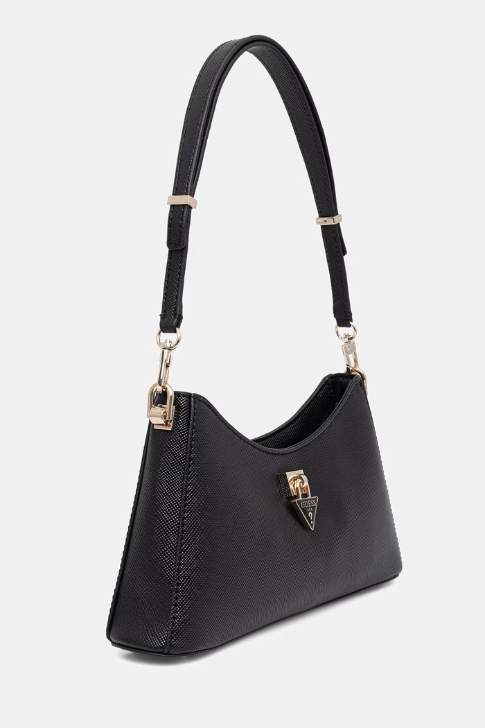 Guess dámska crossbody kabelka z imitácie kože PATSIE HWZG99.19180 čierna SS26