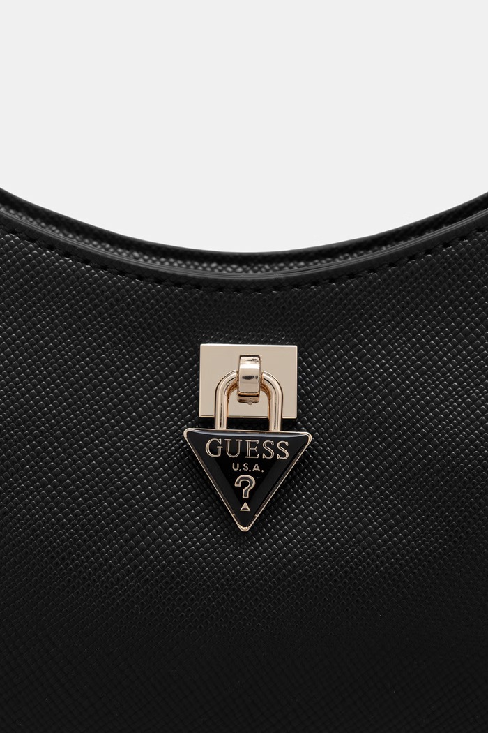 Guess dámska crossbody kabelka z imitácie kože PATSIE čierna HWZG99.19180