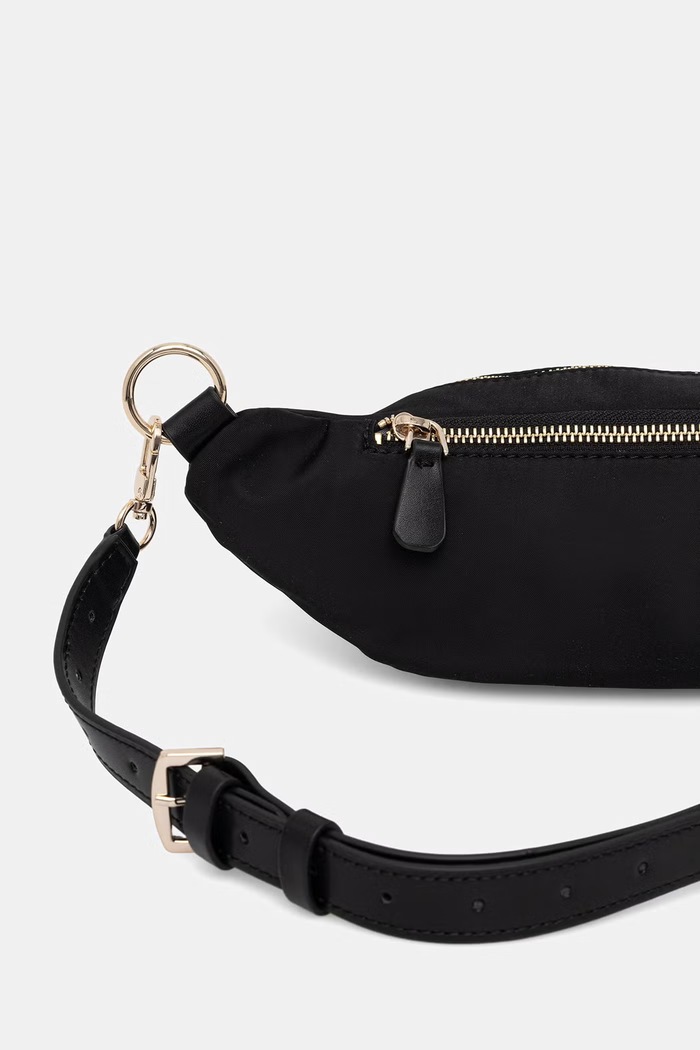 Αξεσουάρ Guess τσαντάκι μέσης γυναικείο FOLLIE TWNN96.76080 μαύρο