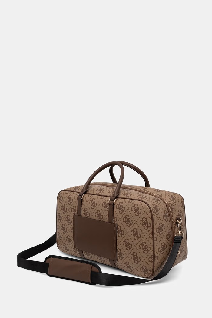 Doplňky Guess cestovní taška dámská BERTA TWOB86.88930 béžová
