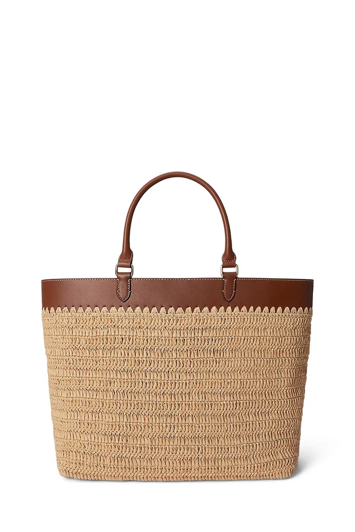 Lauren Ralph Lauren geantă shopper pentru femei 431982183 maro SS26