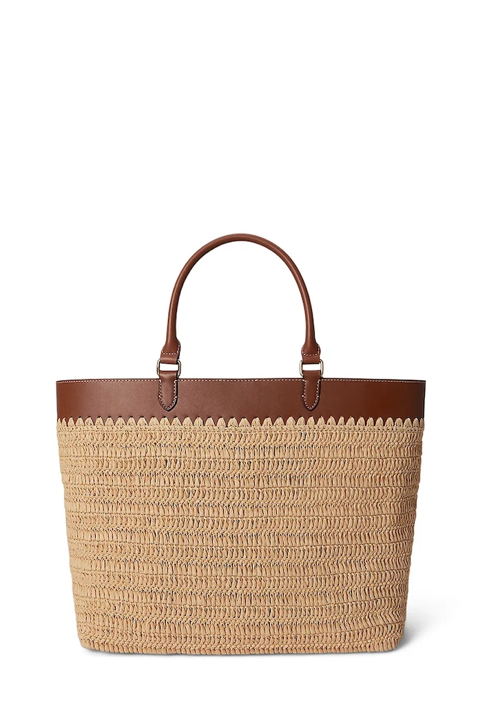 Lauren Ralph Lauren geantă shopper pentru femei 431982183 maro SS26