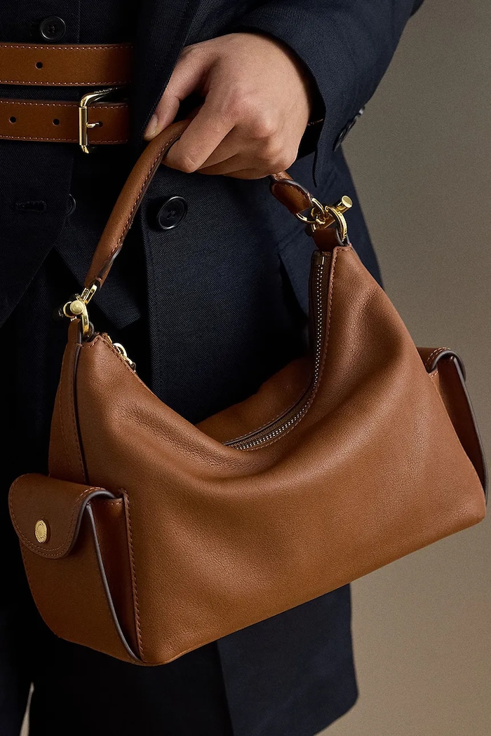 Lauren Ralph Lauren dámska kožená kabelka 431P06064