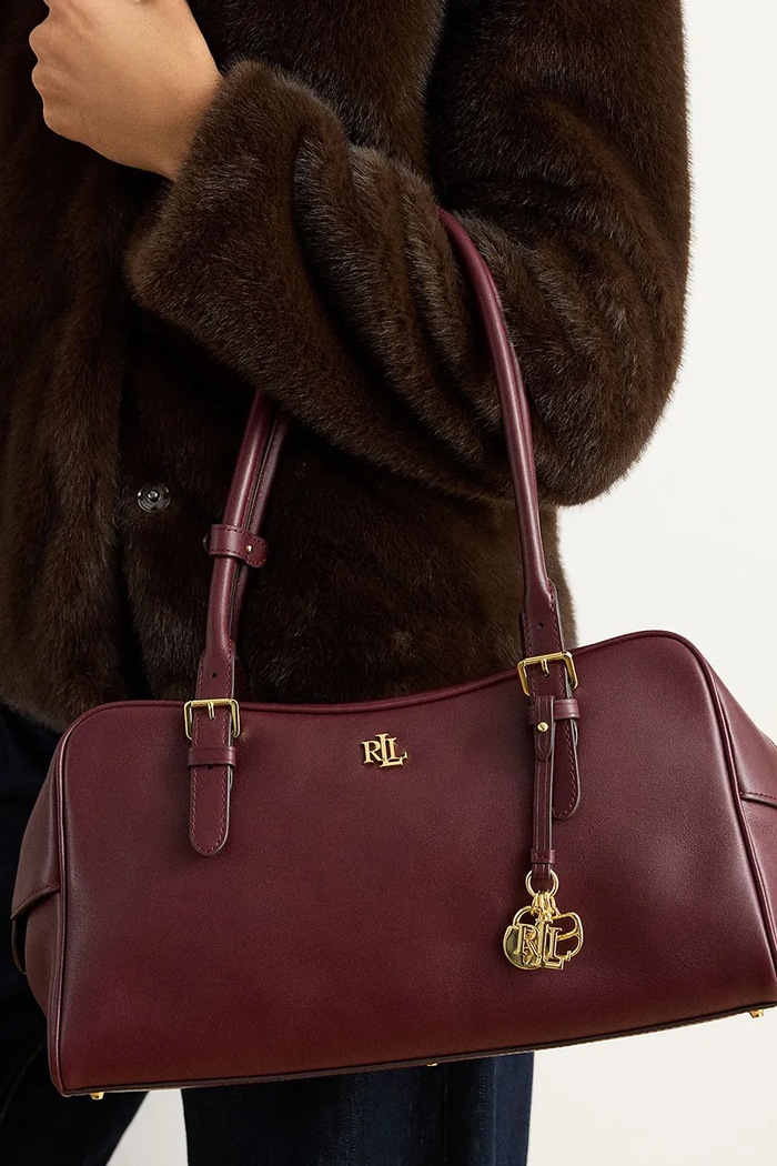 Lauren Ralph Lauren torebka bagietka damska skórzana 431P06068