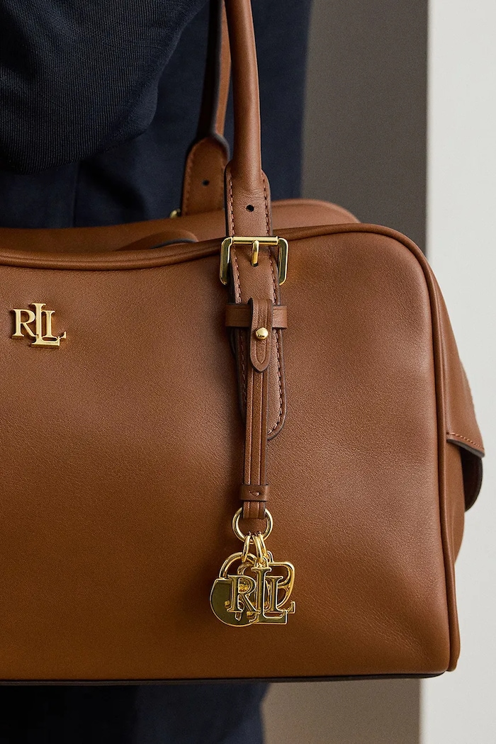 Usnjena torbica Lauren Ralph Lauren 431P06068