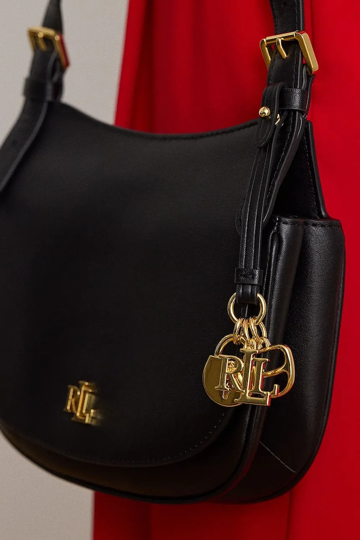 Lauren Ralph Lauren dámska kožená crossbody kabelka 431P06070