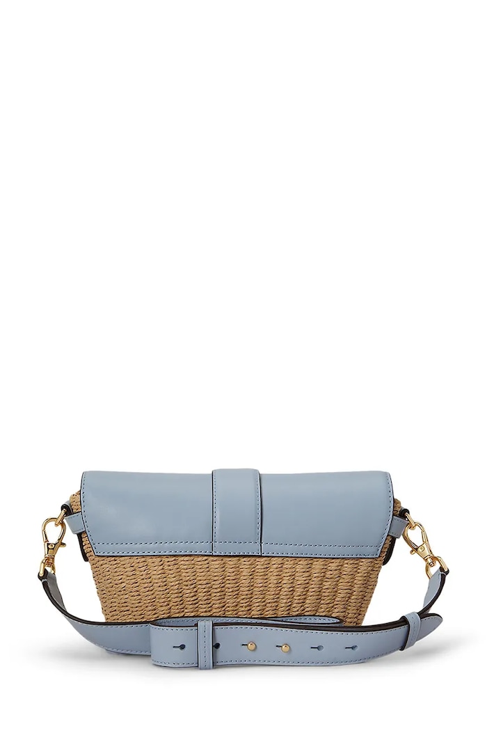 Lauren Ralph Lauren geantă crossbody pentru femei 431P10158 albastru SS26