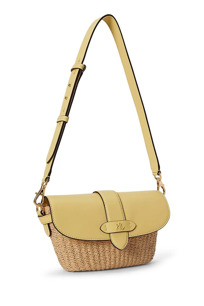 Doplnky Lauren Ralph Lauren crossbody kabelka dámska 431P10158 žltá