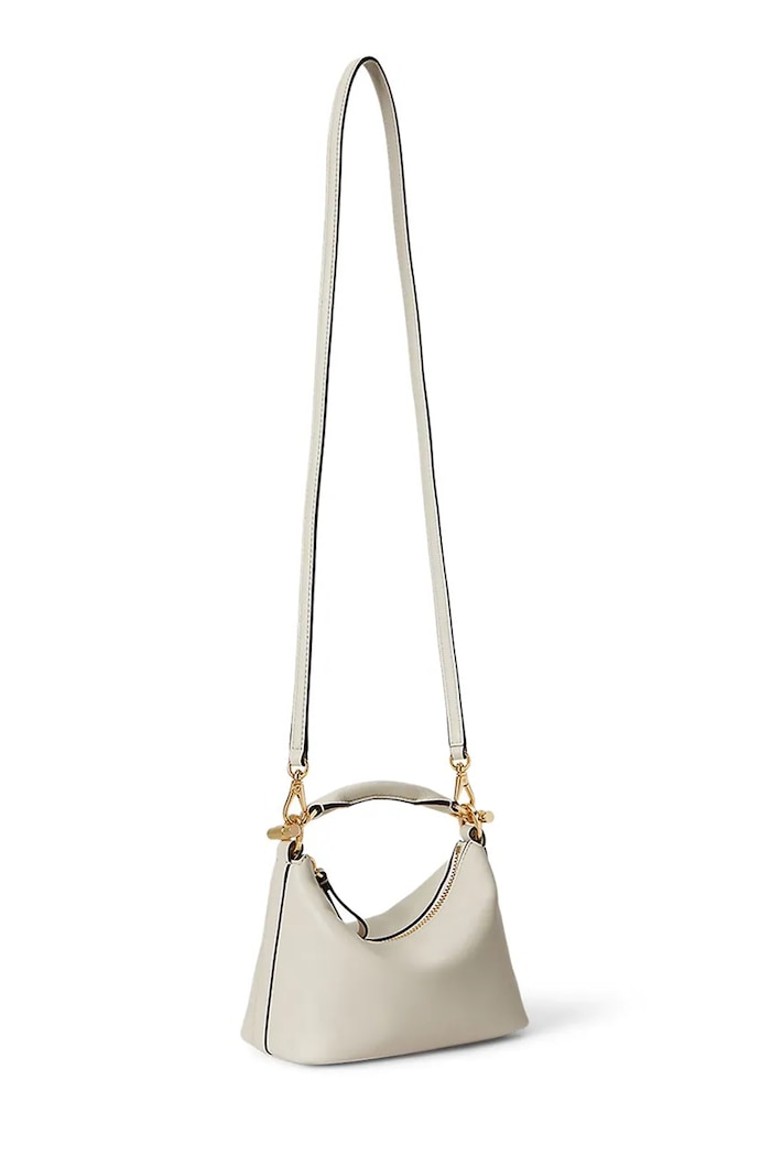 Lauren Ralph Lauren bőr táska 431P10531 fehér SS26