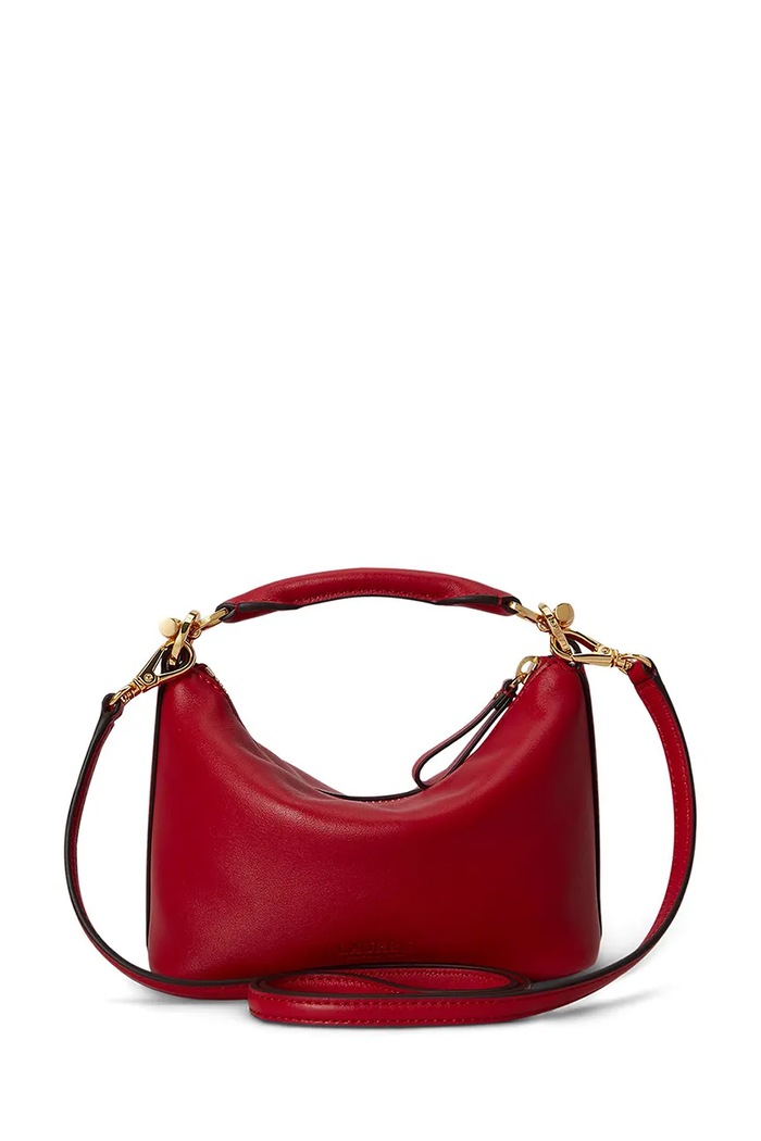 Doplňky Kožená kabelka Lauren Ralph Lauren 431P10531 červená