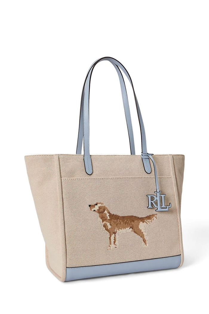 Accesorii Lauren Ralph Lauren geantă shopper pentru femei 431P13256 bej