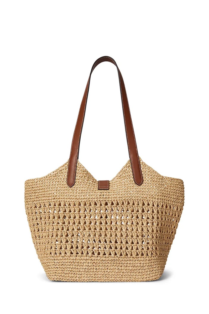 Lauren Ralph Lauren tote bag pentru femei 431P03408 bej SS26